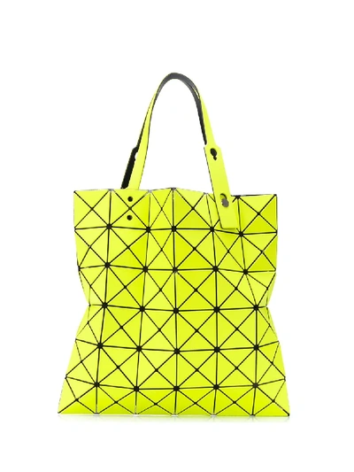 Shop Bao Bao Issey Miyake Prism Panel Tote In Yellow