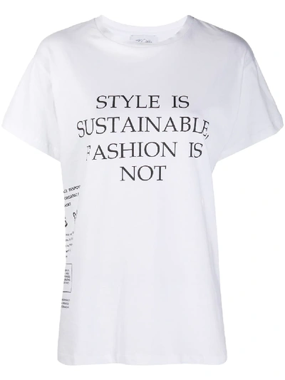 Shop Redemption Style Is Sustainable T-shirt In White