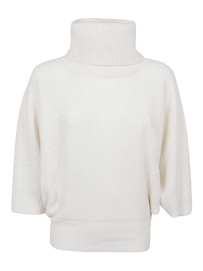 Shop Givenchy Cashmere Turtleneck Sweater In White