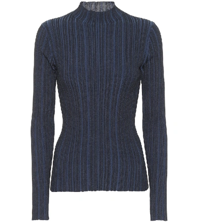 Shop Acne Studios Katina Turtleneck Sweater In Blue