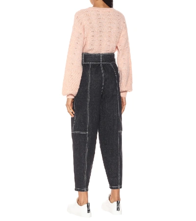 Shop See By Chloé High-rise Carrot Jeans In Black