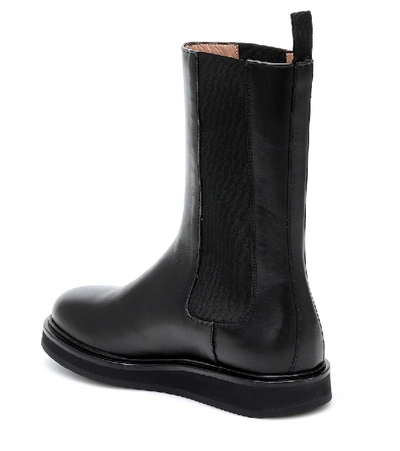 Shop Legres Leather Chelsea Boots In Black