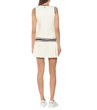 Shop Tory Sport Jersey Tennis Minidress In Snow White