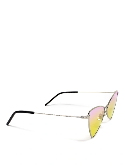 Shop Saint Laurent Jerry Sunglasses In Multicolour