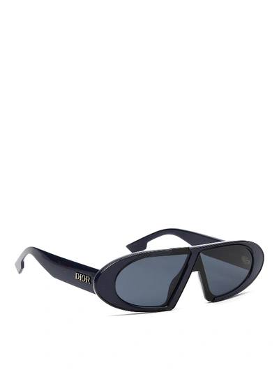 Shop Dior Oblique Sunglasses In Blue