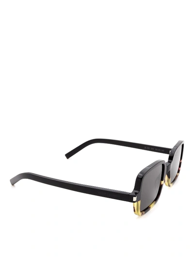 Shop Saint Laurent Sl 332 Sunglasses In Brown