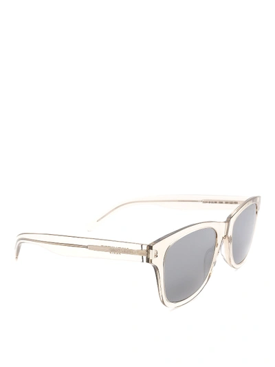 Shop Saint Laurent Sl 51 Slim Sunglasses