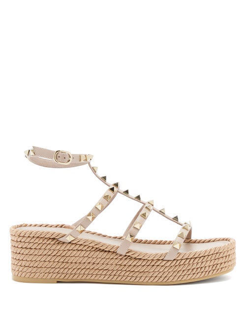 valentino torchon espadrille wedge