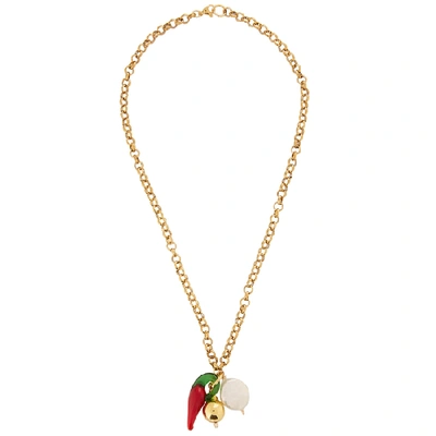 Shop Sandralexandra Chunky Chain Gold-plated Necklace