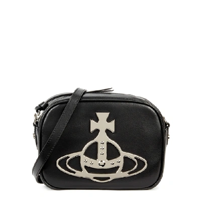 Shop Vivienne Westwood Anna Black Leather Cross-body Bag