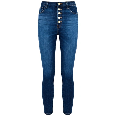 Shop J Brand Lillie Dark Blue Skinny Jeans