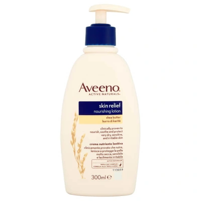 Shop Aveeno Skin Relief Nourishing Lotion Shea Butter 300ml