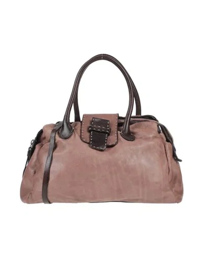 Shop Caterina Lucchi Handbag In Light Brown