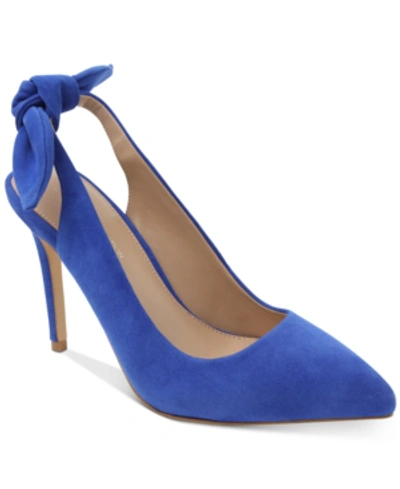 Shop Bcbgeneration Henaya Slingback Pumps Women's Shoes In Royal Blue