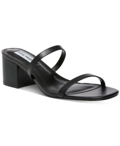 Shop Steve Madden Women's Issy Slide Sandals In Black