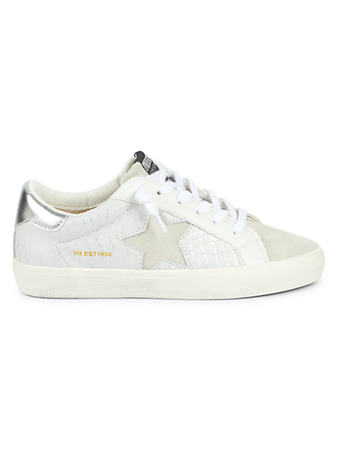 vintage havana edge croc star sneaker
