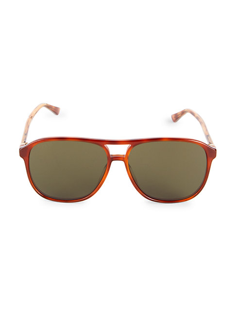 gucci 58mm square sunglasses