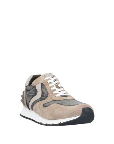 Shop Voile Blanche Sneakers In Khaki