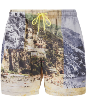 hugo boss khaki swim shorts