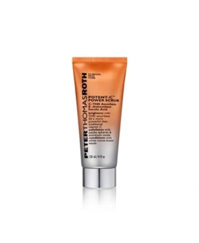 Shop Peter Thomas Roth Potent C Power Scrub, 120 ml In Brown