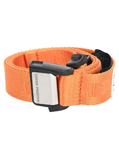 Shop Heron Preston Tape Belt In Orange