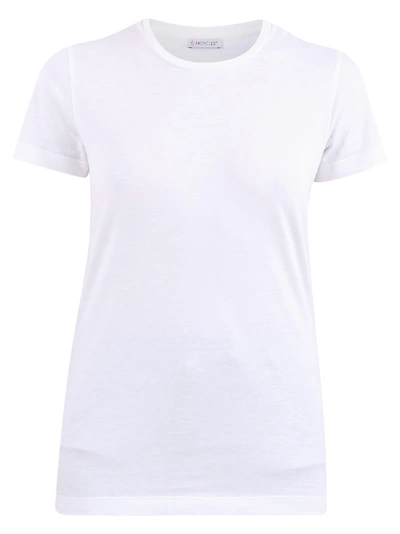 Shop Moncler Branded T-shirt In Grey