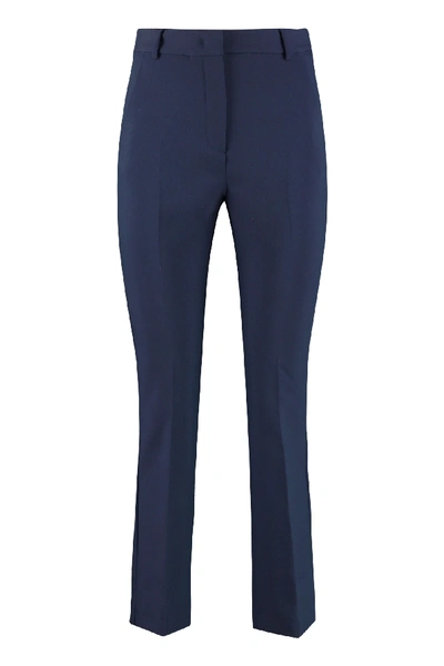 Shop Weekend Max Mara Leone Tailored Trousers In Blue