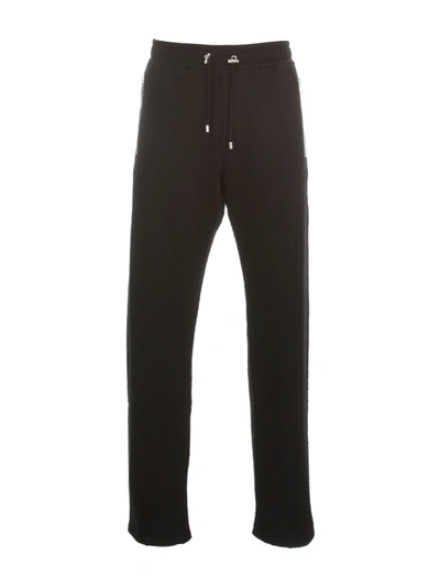 Shop Balmain 3d Effect Low Crotch Sweatpants In Pa Noir