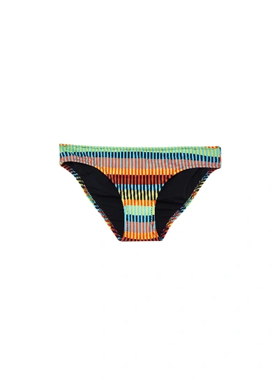 Shop Solid & Striped The Desi Colour Mosaic Bikini Bottom In Multi-colour