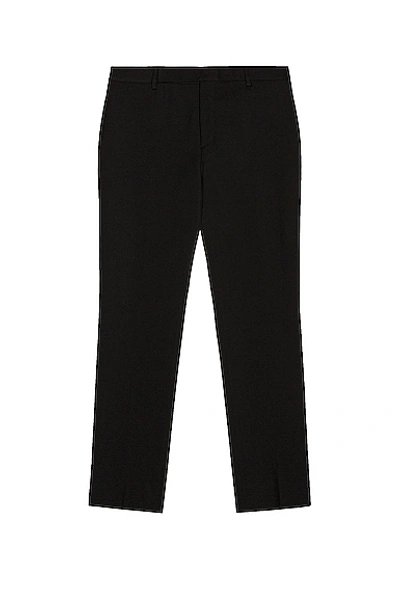 Shop Saint Laurent Classic Trouser Relaxed In Black