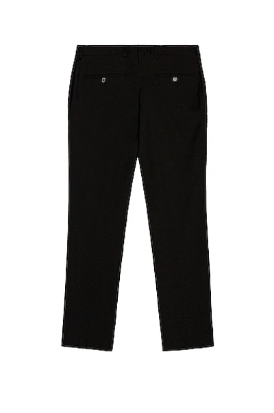 Shop Saint Laurent Classic Trouser Relaxed In Black