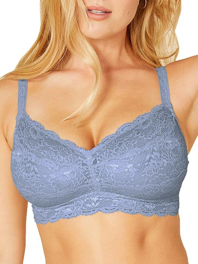 Shop Cosabella Never Say Never Sweetie Curvy Bralette In Coastal Blue