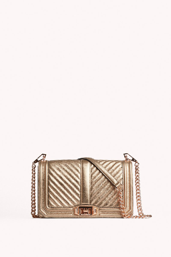 rebecca minkoff gold bag