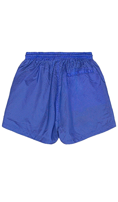 Shop Pleasures Brick Active Shorts In Blue