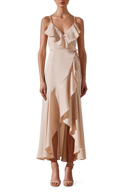 shona joy wrap dress