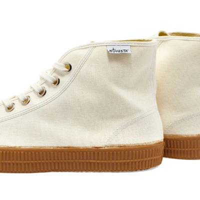 Shop Novesta Star Dribble Gum Sole In White