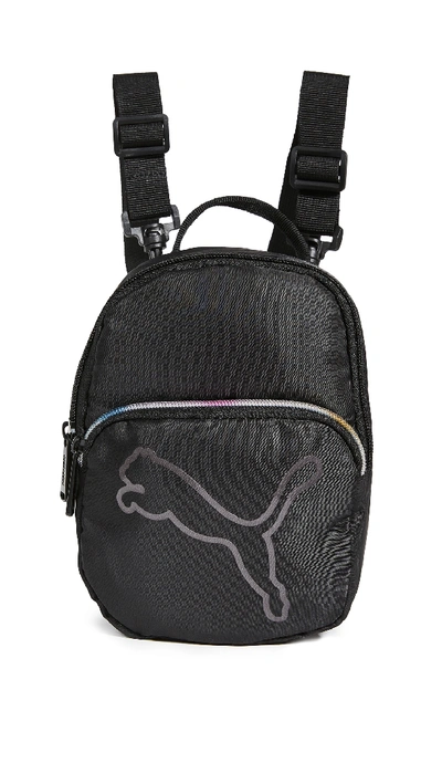 Shop Puma Essentials 6 Mini Convertible Backpack" In Black