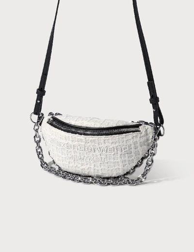 Shop Alexander Wang Attica Soft Hybrid Fannypack In White