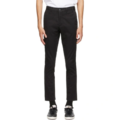Shop Norse Projects Black Slim Aros Trousers