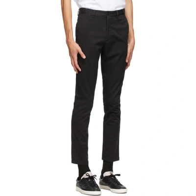 Shop Norse Projects Black Slim Aros Trousers