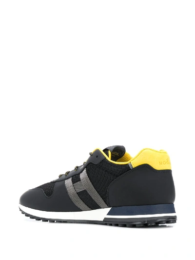 Shop Hogan H383 Trainers In Black