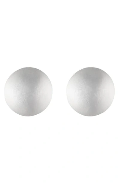 Shop Alexis Bittar Dome Earrings In Silver