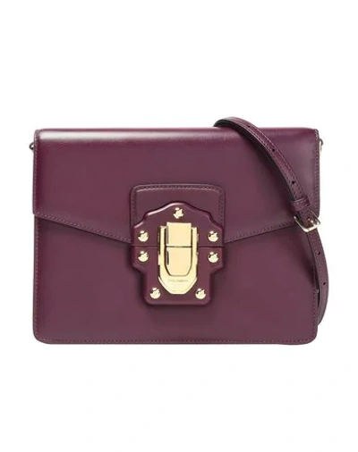 Shop Dolce & Gabbana Handbags In Deep Purple