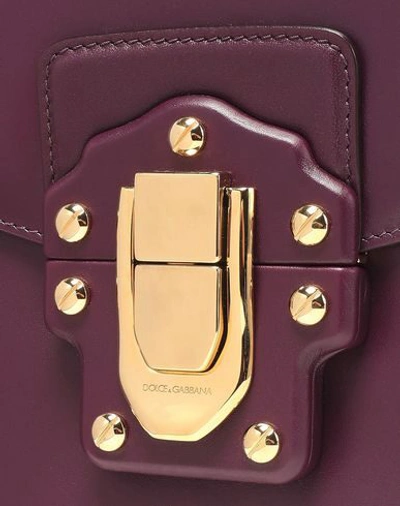Shop Dolce & Gabbana Handbags In Deep Purple