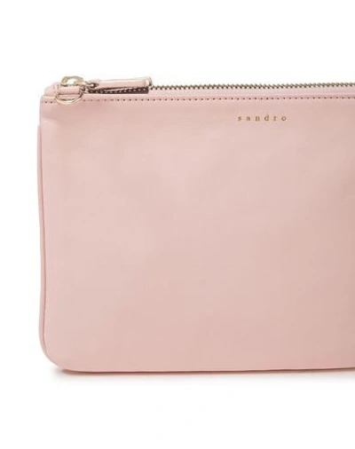 Shop Sandro Handbags In Pink