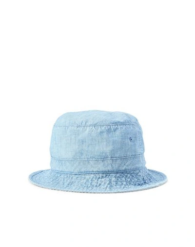 Shop Polo Ralph Lauren Hat In Sky Blue
