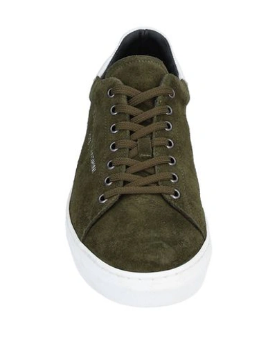 Shop Daniele Alessandrini Sneakers In Military Green