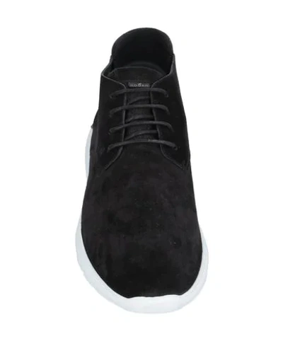 Shop Hogan Man Ankle Boots Black Size 11 Soft Leather