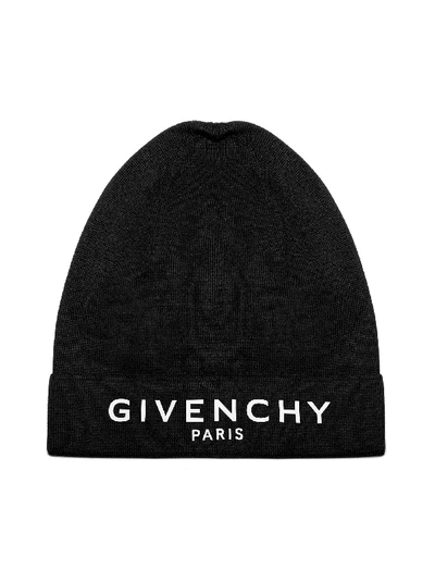 Shop Givenchy Hat In Black White Logo