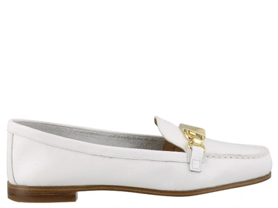 Shop Michael Michael Kors Emily Loafers In White